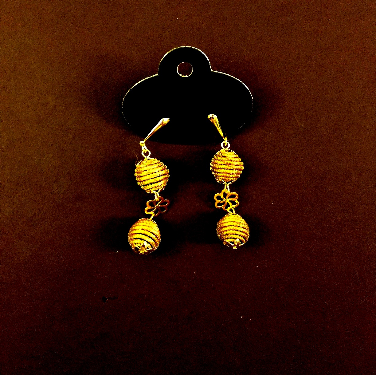 Earrings - Two Orbs (CDJ)