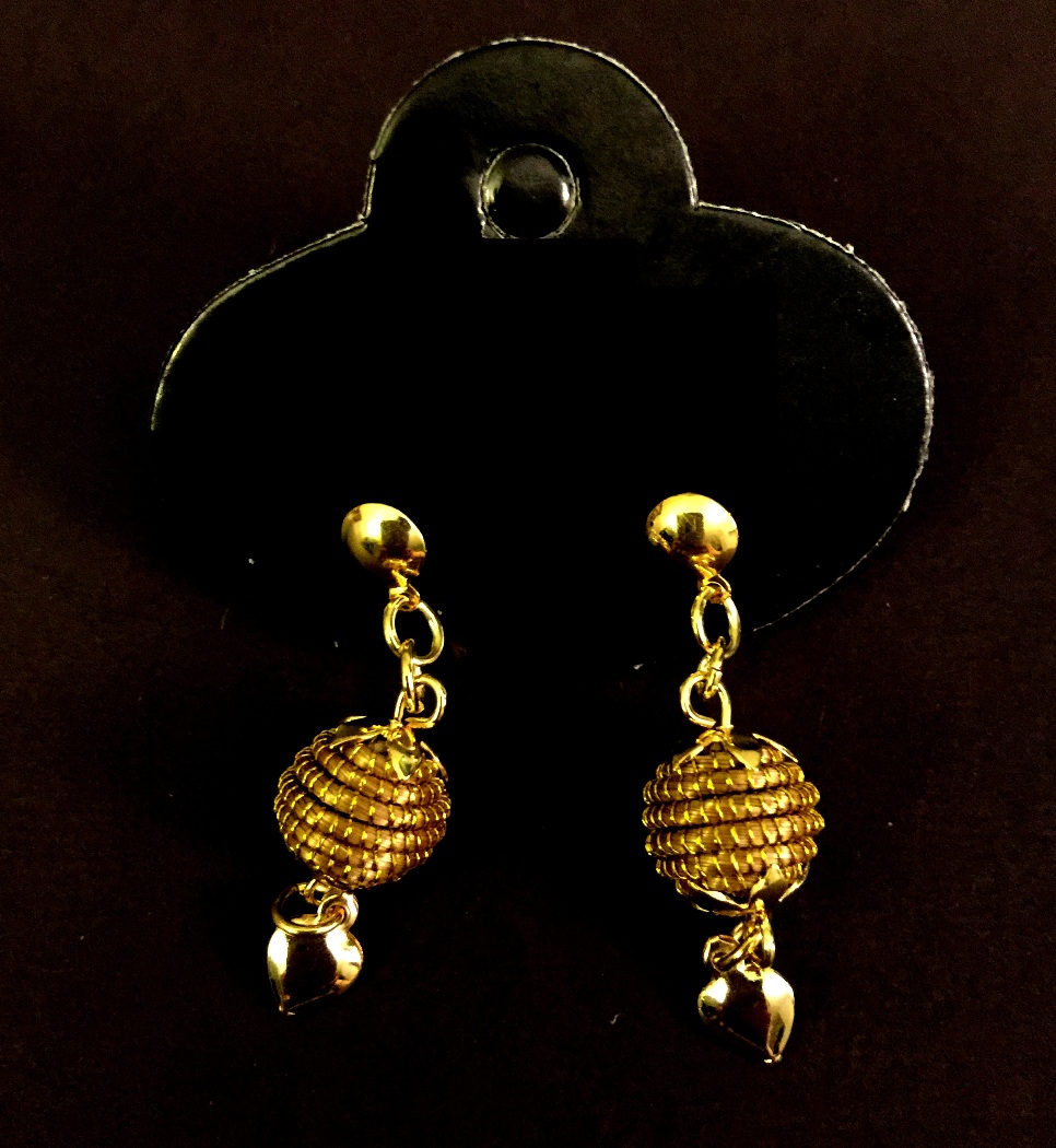 Earrings - Orb and Heart (CDJ)