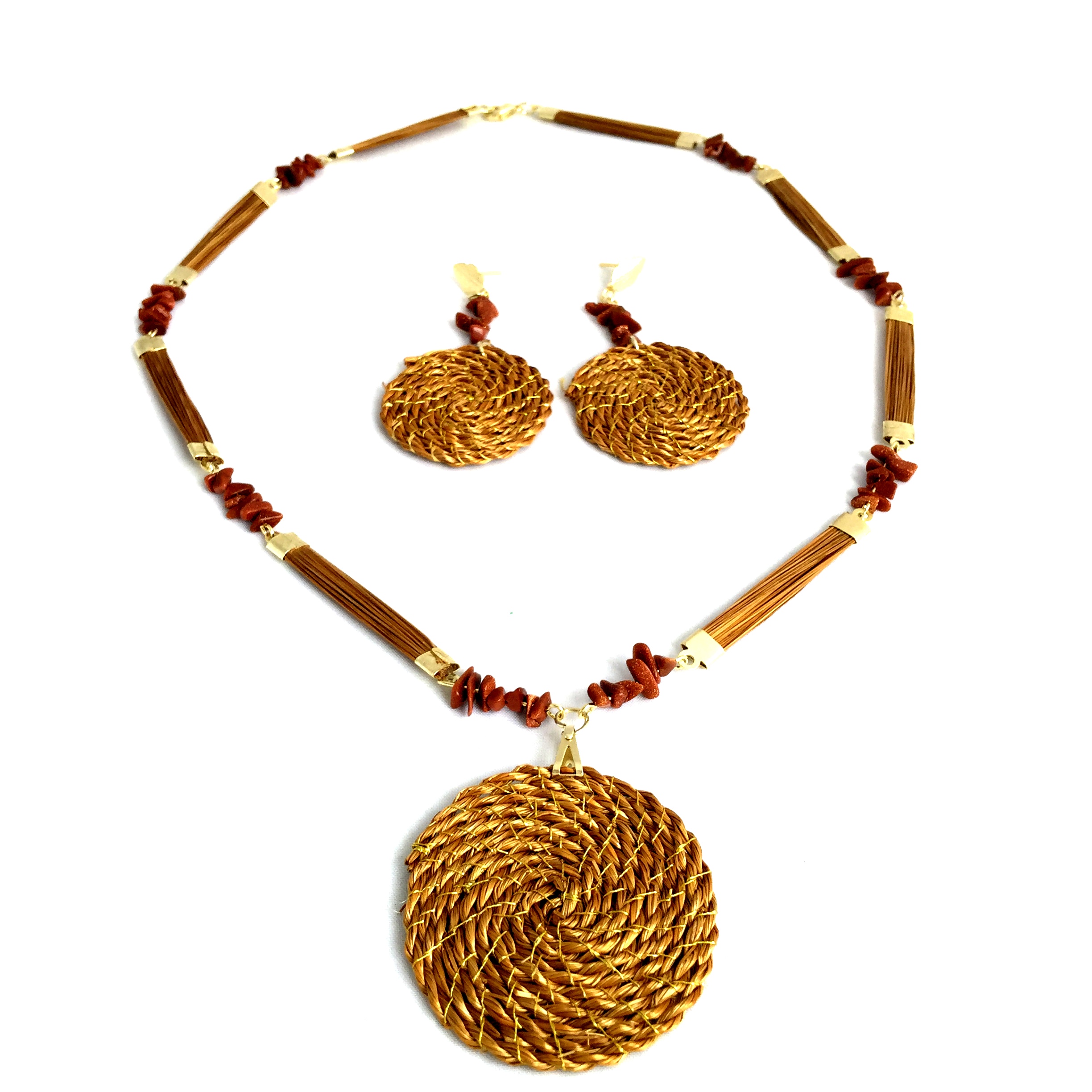 Necklace and Earrings Set - Mandala (RI)