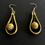 Earrings - drop with orb (CDJ)