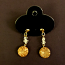 Earrings - Mandalinha and crystals (CDJ)