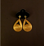 Earrings - Drop Mandala (CDJ)