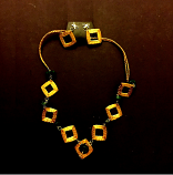 Necklace and Earring Set- Square- CDJ